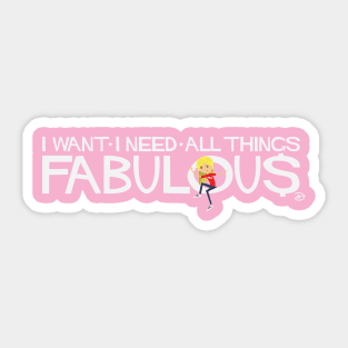 Fabulous Sticker